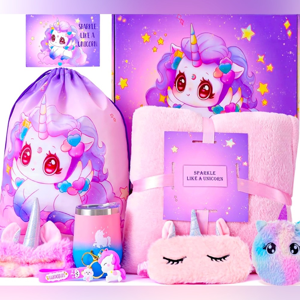 NWT 9 Pcs Unicorn Gift Set